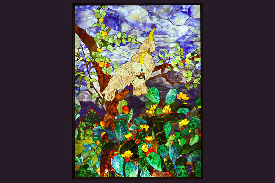 モザイク(Mosaic)作品「森の鳥」