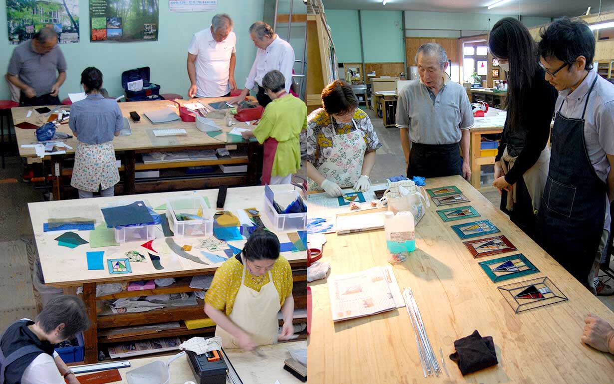 ステンドグラス制作キット/アメリカンスタイル(カパーテープ)<上級> テキスト内容