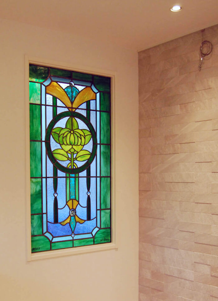 アール・ヌーボー、ヴィクトリア-006 | ステンドグラスバロック