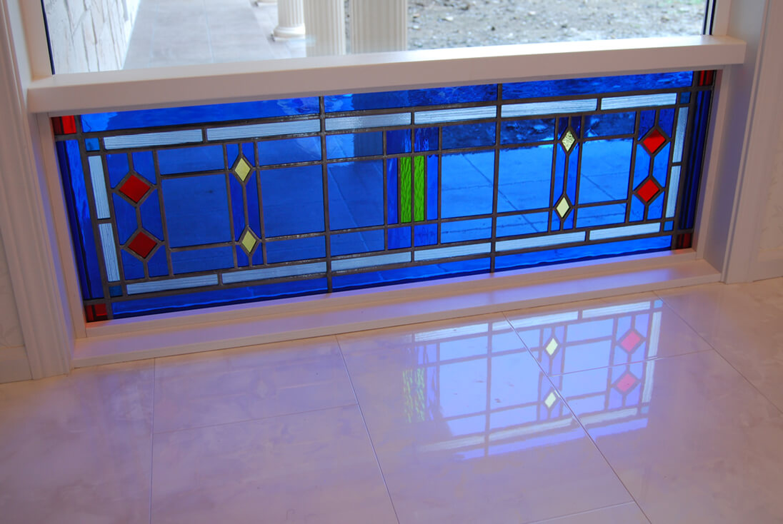 モダンスタイル-006 2枚組ステンドグラス（下方）